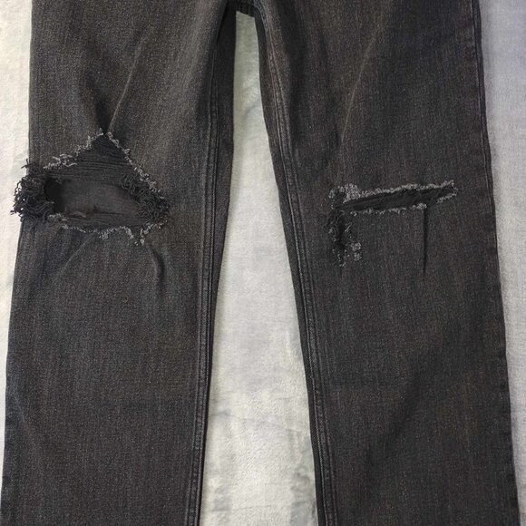 Abercrombie & fitch The Ankle Ultra High-Rise ripped knees 26/2 jeans Raw Hem - Picture 8 of 11